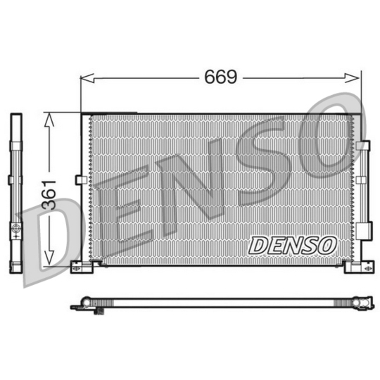 DCN10012 - Condenser, air conditioning 