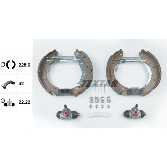 84053901 - Brake Shoe Set 