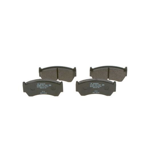 0 986 424 369 - Brake Pad Set, disc brake 