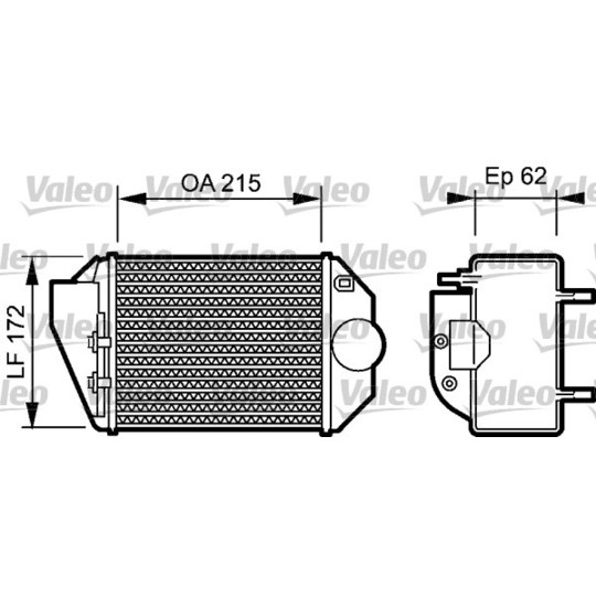 818827 - Intercooler, charger 