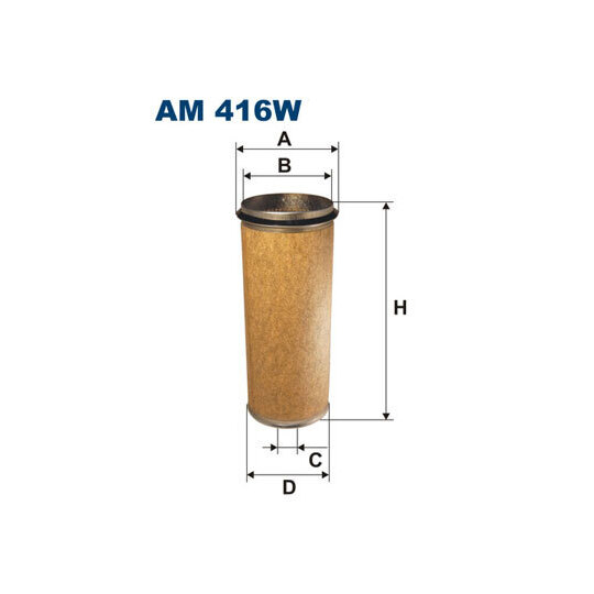 AM 416W - Sekundärluftfilter 