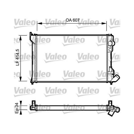 730982 - Radiaator, mootorijahutus 