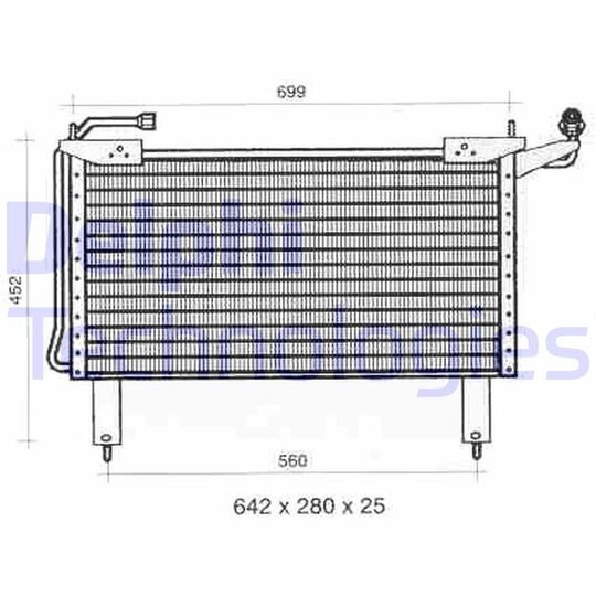 TSP0225298 - Condenser, air conditioning 