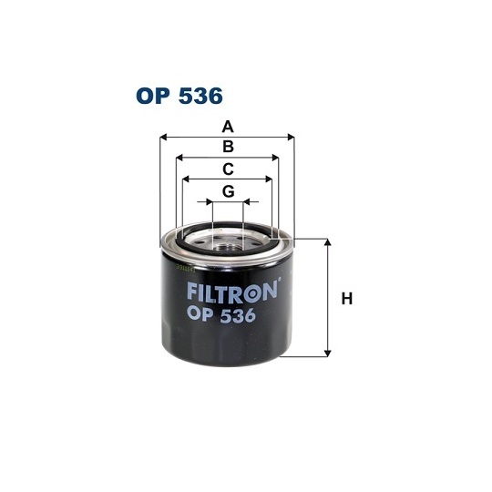 OP 536 - Oil filter 