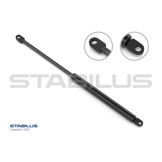 1514BI - Gas Spring, bonnet 