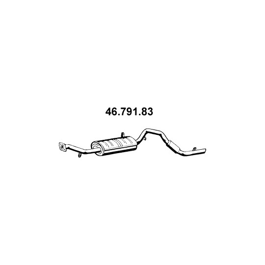 46.791.83 - Takaäänenvaimentaja 