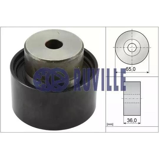 56644 - Deflection/Guide Pulley, timing belt 