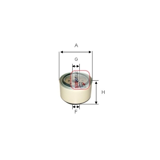 S 2410 NR - Fuel filter 