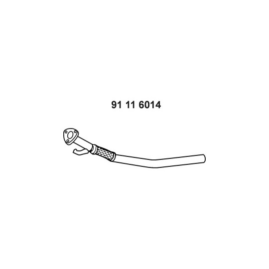 91 11 6003 - Exhaust pipe 