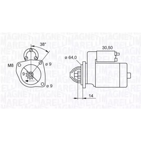 063520003200 - Startmotor 