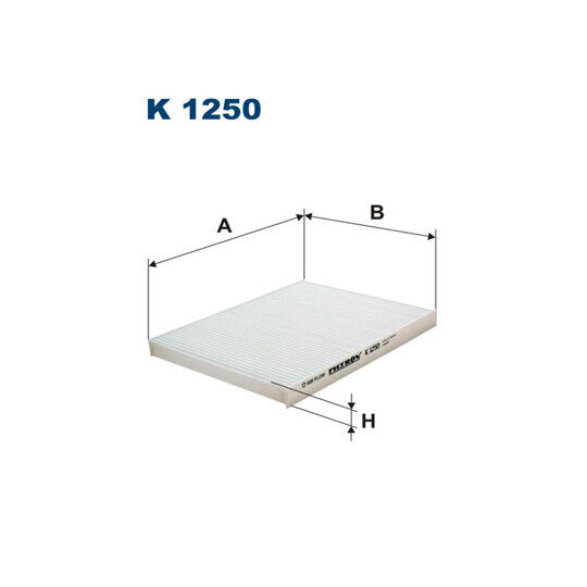 K 1250 - Filter, interior air 