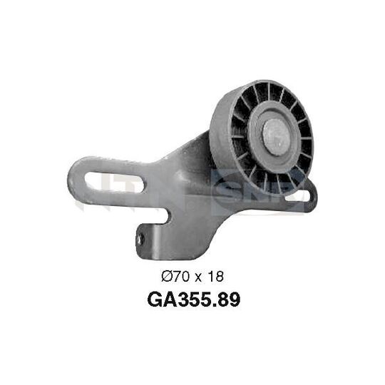 GA355.89 - Tensioner Pulley, v-ribbed belt 