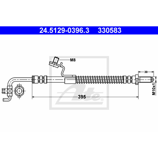 24.5129-0396.3 - Brake Hose 