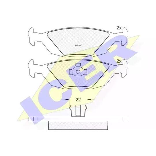 180775 - Brake Pad Set, disc brake 