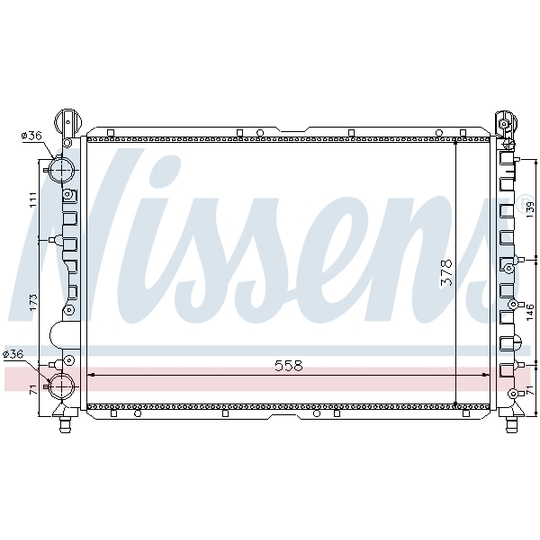 60057 - Radiator, engine cooling 