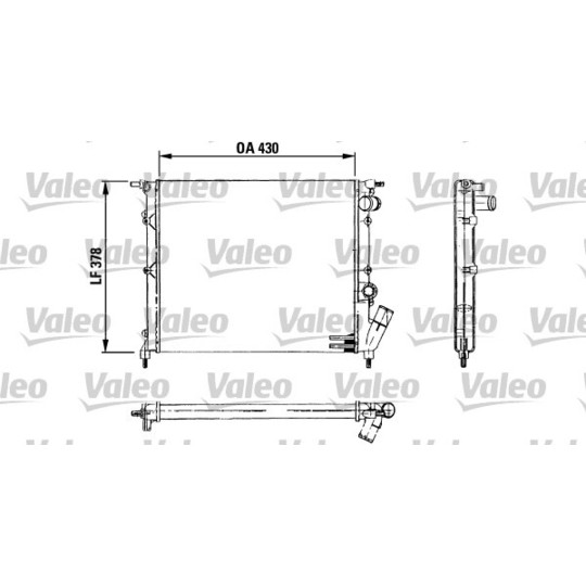 730499 - Radiaator, mootorijahutus 