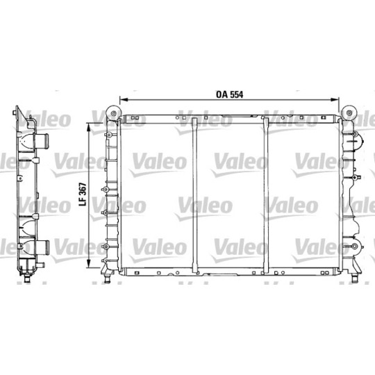 730518 - Radiaator, mootorijahutus 