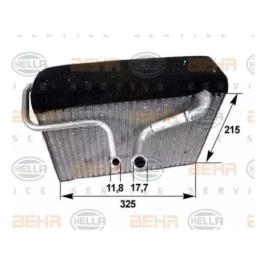 8FV 351 211-051 - Evaporator, air conditioning 