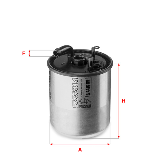 S 4416 NR - Fuel filter 