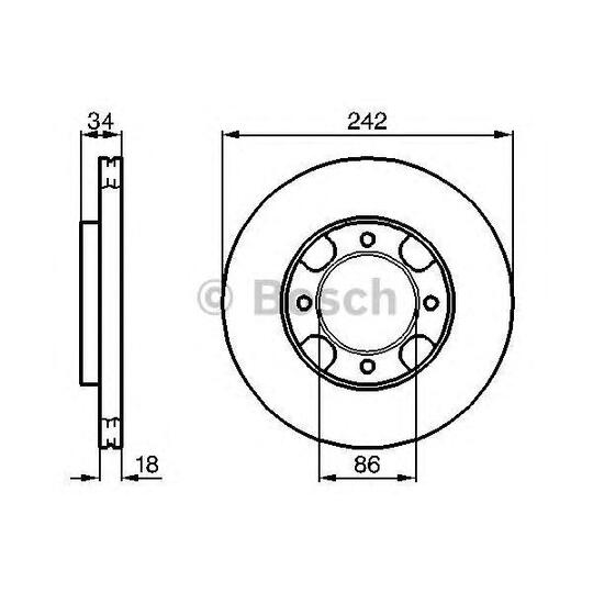 0 986 478 254 - Brake Disc 