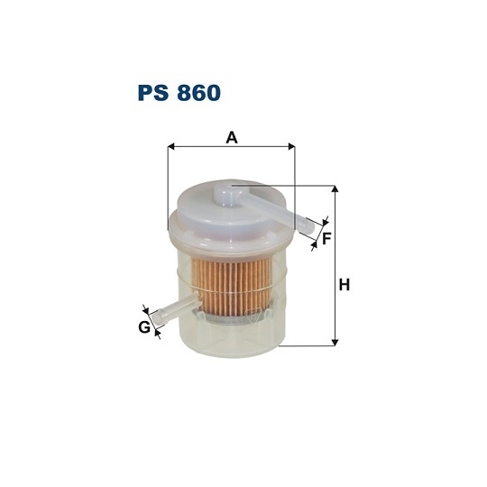 PS 860 - Fuel filter 