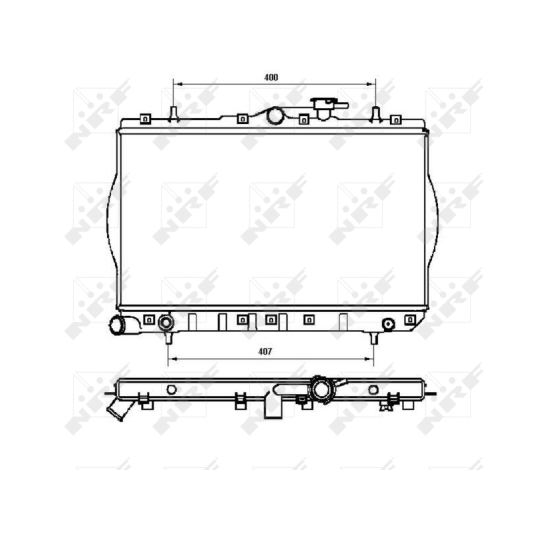 53262 - Radiaator, mootorijahutus 