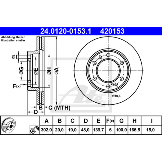 24.0120-0153.1 - Bromsskiva 