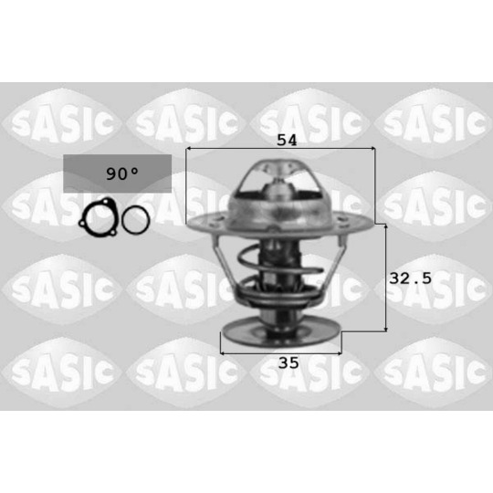 4000374 - Thermostat, coolant 