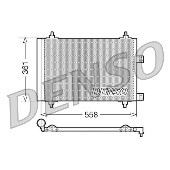 DCN21016 - Lauhdutin, ilmastointilaite 