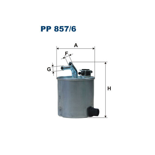 PP 857/6 - Fuel filter 