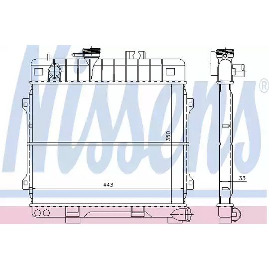 60678 - Radiaator, mootorijahutus 