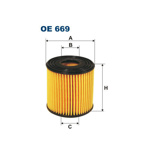 OE 669 - Oil filter 