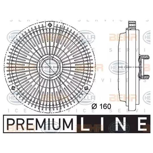 8MV 376 733-011 - Sidur, radiaatoriventilaator 