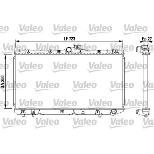 731568 - Radiaator, mootorijahutus 