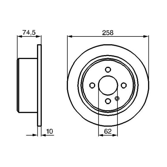 0 986 478 563 - Brake Disc 