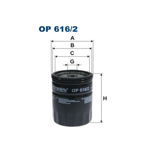 OP 616/2 - Oil filter 