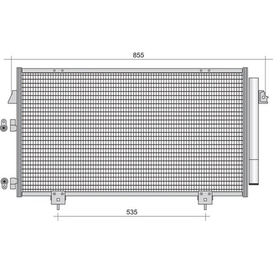 350203388000 - Condenser, air conditioning 