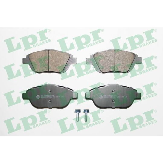 05P1590 - Brake Pad Set, disc brake 