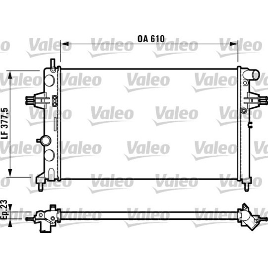 732729 - Radiaator, mootorijahutus 