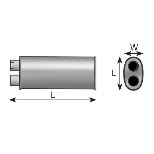 50356 - Mellanljussdämpare, universal 