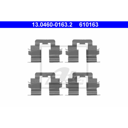 13.0460-0163.2 - Tarvikesarja, jarrupala 