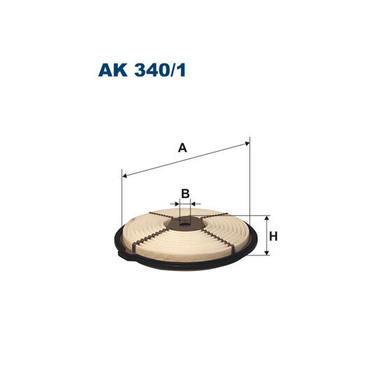 AK 340/1 - Air filter 
