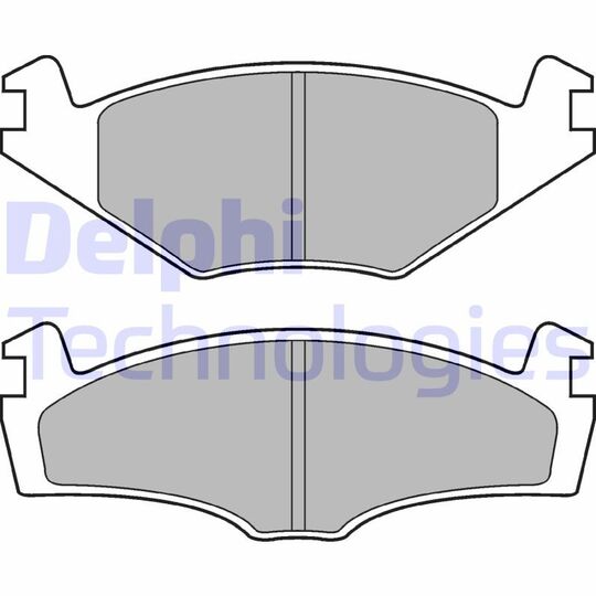 LP979 - Brake Pad Set, disc brake 