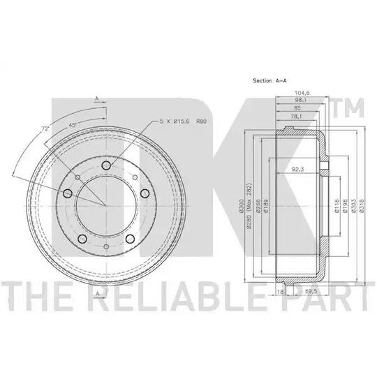 2.62511 - Brake Drum 