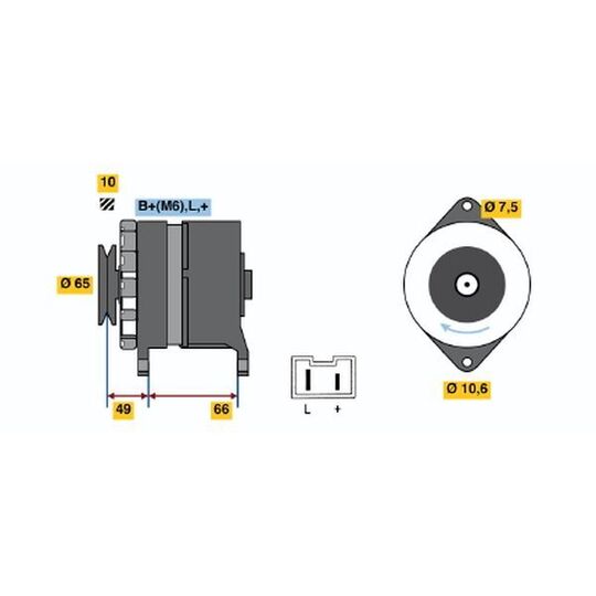 0 986 032 310 - Generator 