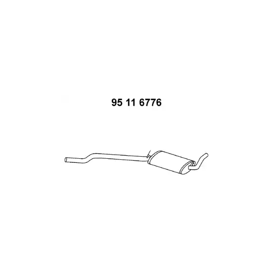 95 11 6776 - Middle Silencer 
