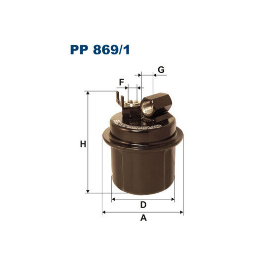 PP 869/1 - Polttoainesuodatin 