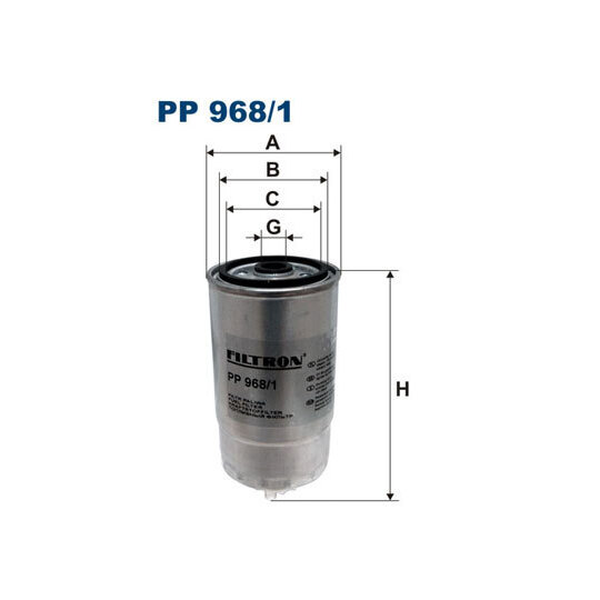 PP 968/1 - Polttoainesuodatin 