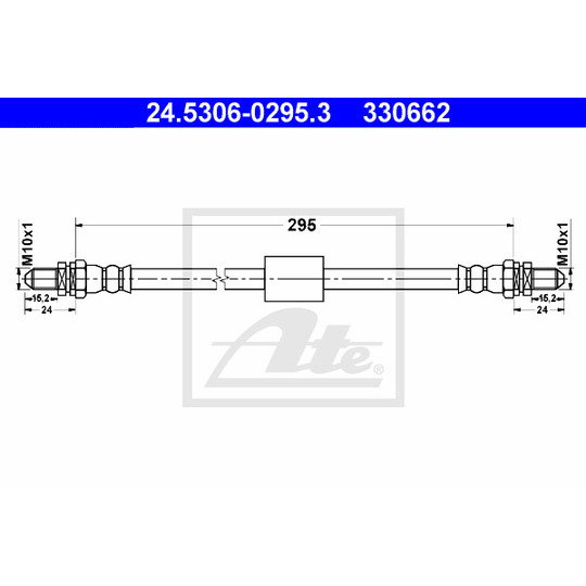 24.5306-0295.3 - Bromsslang 