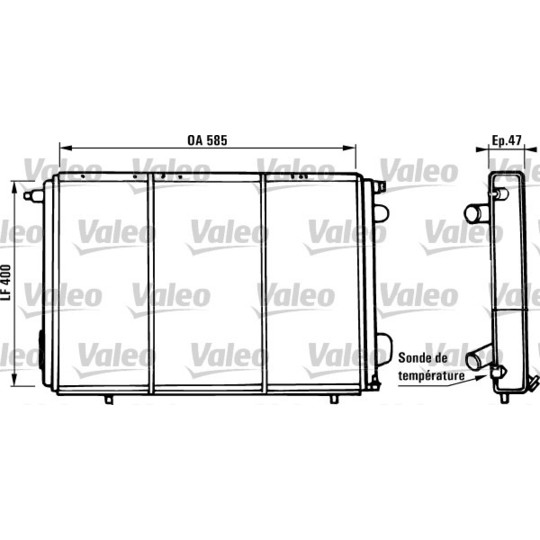 730973 - Radiator, engine cooling 